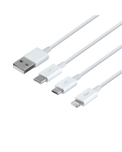 USB Baseus USB to Micro / Lightning / Type-C 3.5A 1.5m CAMLTYS