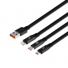 USB Baseus USB to M+L+C 1.2m 66W CAMLC-M