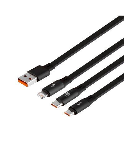 USB Baseus USB to M+L+C 1.2m 66W CAMLC-M