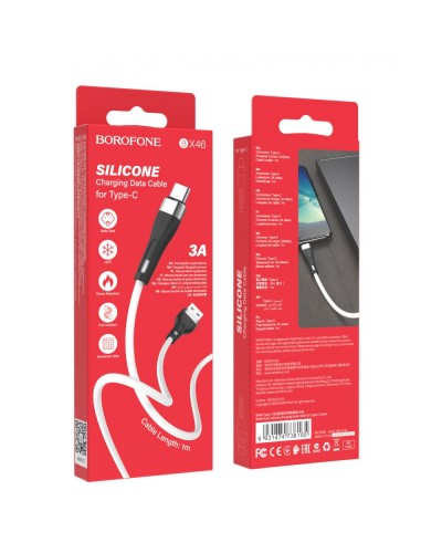 USB Borofone BX46 Rush silicone Type-C