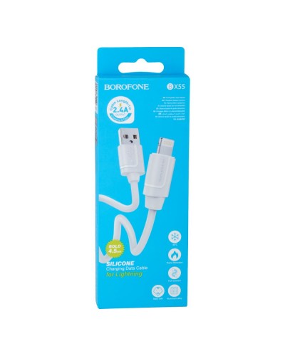 USB Borofone BX55 Harmony Silicone Lightning