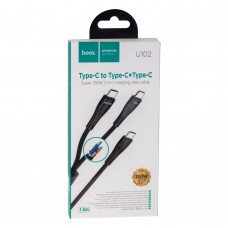 USB Hoco U102 Super 2 in1 Type-C to Type-C / Type-C 100W