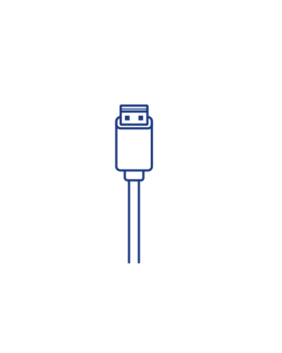 USB Borofone BU36 Storage charging data cable set