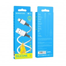 USB Borofone BX83 Silicone Lightning 2.4A