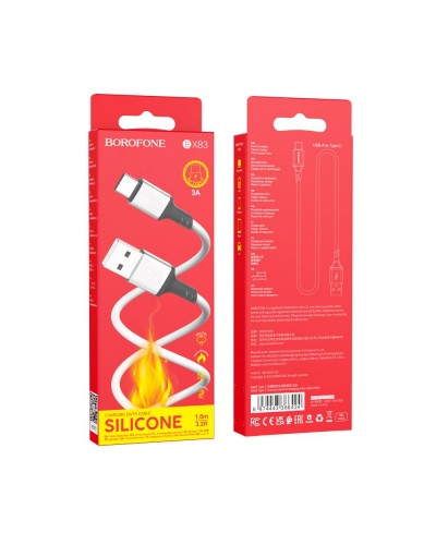 USB Borofone BX83 Silicone Type-C 3A