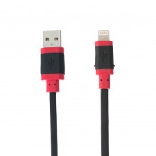 USB Cable Lightning Black/Red