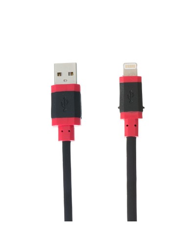 USB Cable Lightning Black/Red