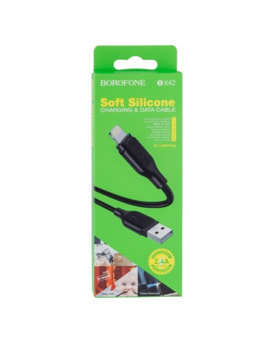 USB Borofone BX42 Silicone Lightning