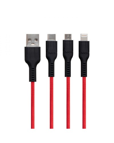 USB Hoco U31 Benay 3 in 1 Сharging