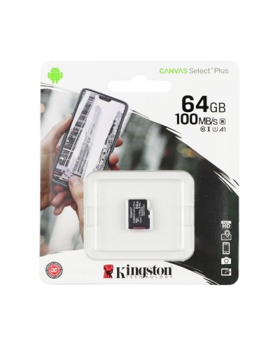 Карта Пам'яті Kingston Canvas Select Plus microSDXC (UHS-1) 64gb 10 Class