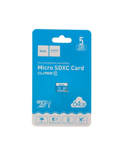 Карта Пам'яті Hoco MicroSDXC 64gb 10 Class