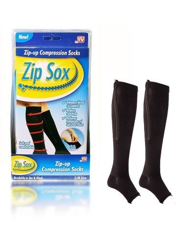 Лечебные компрессионные гольфы от варикоза Zip Sox (Зип Сокс) со змейкой BR00040