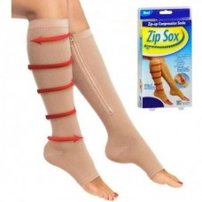 Лечебные компрессионные гольфы от варикоза Zip Sox (Зип Сокс) чорні