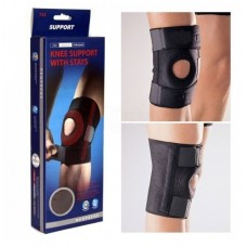🟢 Защитный наколенник, фиксатор колена Knee Support With Stays | стабилизатор для коленной чашечки Knee support