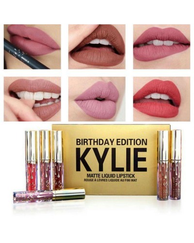 ЖИДКАЯ МАТОВАЯ ПОМАДА KYLIE BIRTHDAY EDITION LIPSTICK SET 6