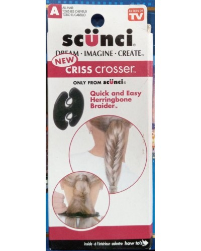 Шпилька для плетіння коси Scunci Criss Crosser