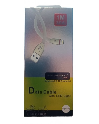 Кабель USB-Lightning(Apple) S54 3A 1м