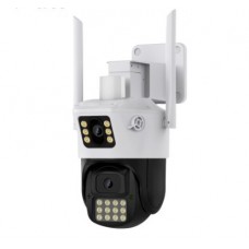 Камера видеонаблюдения PTZ уличная WiFi A23 (3mp➕3mp) (ICSEE) [40] ( 30)