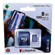 Карта пам'яті micro SDHC 8GB Kingston (class 10) (UHS-1) (з адаптером)