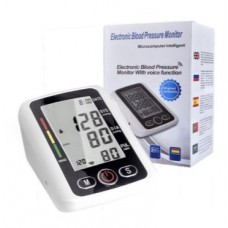 Тонометр на руку Electronic Blood Pressure Monitor (БЕЛЫЙ) (LY-86) [24ск] (50 шт/ящ)