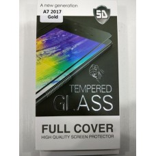 Панель передня 5D GLASS A7 2017 (White, black, gold)