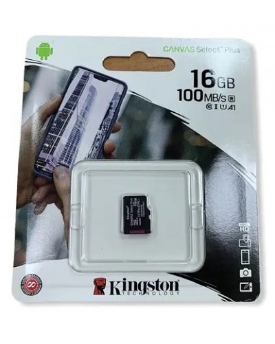 Карта памяти micro SDHC 16GB Kingston (class 10) (UHS-3) (БЕЗ АДАПТЕРА)