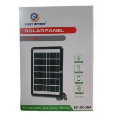 Зарядное устройство EP-0606A с солнечной панелью 5в1 6V 6W (30)
