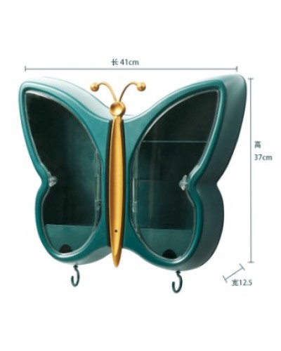 Органайзер-полиця для косметики 'Метелик' (Зелений) (W-31)