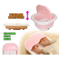 Складная массажная ванночка для ног Compression Foot Bath / Роликовый массажёр для ног с пультом