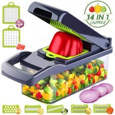 Многофункциональная ощерезка Veggie Slicer 14в1 Ручной комбаин для нарезки и шинковки продуктов