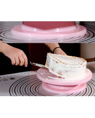 Вращающаяся подставка для декорирования торта 28 cм Cake Turntable (24)