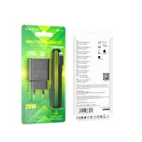 Сетевое Зарядное Устройство Borofone BA71A Power PD20W Type-C to Lightning