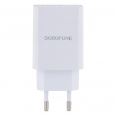 Сетевое Зарядное Устройство Borofone BA56A PD 20W + QC3.0 Type-C to Lightning