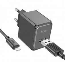 Сетевое Зарядное Устройство Hoco CS11A 1USB 2.1A+USB to Lightning