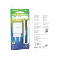 Зарядний пристрій Borofone BA69A Resource PD20W+QC3.0 Type-C to Lightning