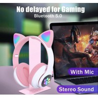 🟢 Беспроводные Bluetooth наушники Cat Ear VZV-23M