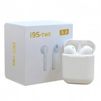 🟢 Наушники беспроводные блютуз TWS i9s tws Double V 5.0 EDR Bluetooth Pop-up NEW Stereo Plus White кейс