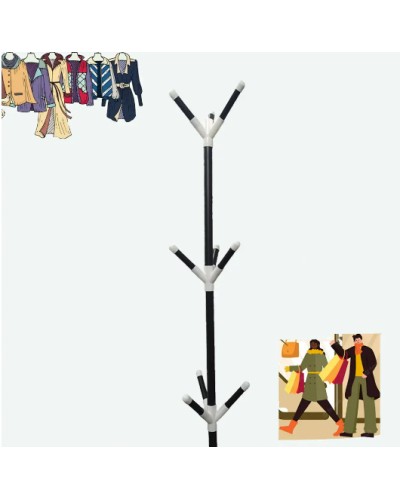 Підлогова вішалка-стійка для одягу Coat Rack 16 гачків BR00053