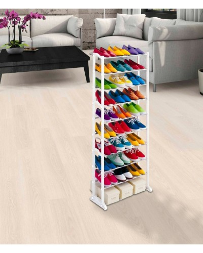 Органайзер полиця для взуття на 30 пар, 10 полиць Amazing shoe rack