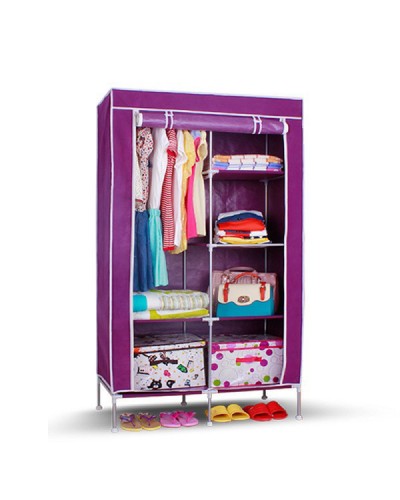 Портативный Каркасный Тканевый Шкаф для Одежды HCX Storage Wardrobe 8890