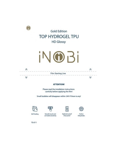 Гідрогель плівка для планшета iNobi GOLD TG-011/10 штук (глянсова)