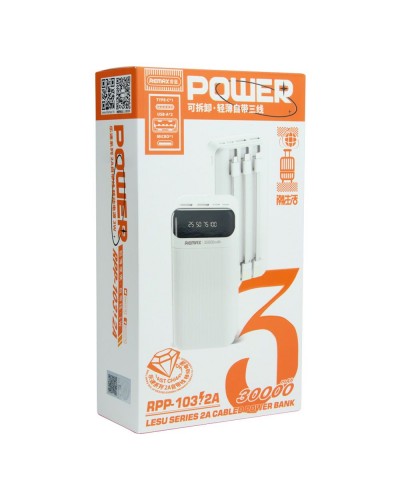 Power Bank Remax RPP-103 Lesu Series 30000 mAh