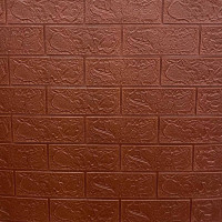 Самоклеющаяся декоративная 3D панель под кофейный кирпич 700x770x3мм