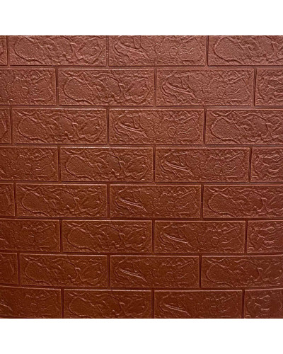 Самоклеющаяся декоративная 3D панель под кофейный кирпич 700x770x3мм