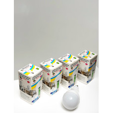 Светодиодная LED лампа с аккумуляторами 2×18650, E27/E14, аварийная 20W