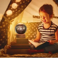 Декоративный 3D-ночник «Солнечная система» в форме шара, 6 см, тёплый LED-свет (60)