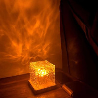 Декоративний динамічний RGB-нічник «Кришталевий Куб» з ефектом переливу (60)