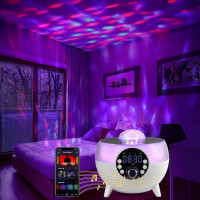 Багатофункціональна Bluetooth-колонка BT-2203 з RGB диско-підсвіткою, годинником та бездротовою зарядкою (30)
