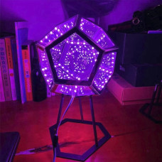 3D LED ночник «Додекаэдр» — многоцветная USB-лампа с 7 режимами подсветки (18)