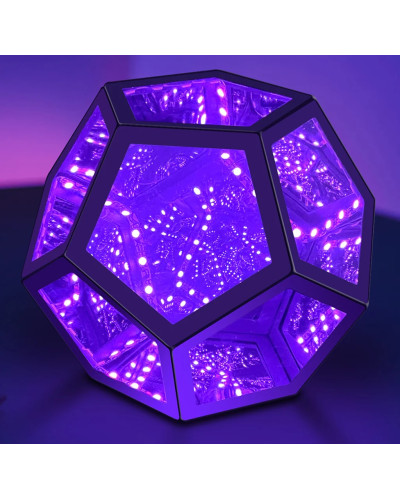 3D LED ночник «Додекаэдр» — многоцветная USB-лампа с 7 режимами подсветки (18)